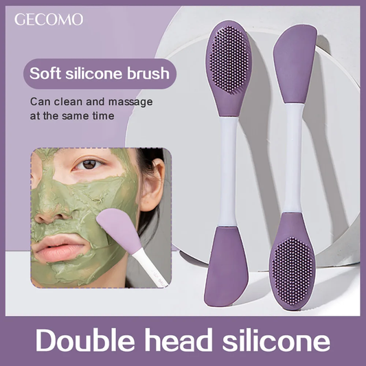 Double-Head Silicone Facial Mask & Massage Brush