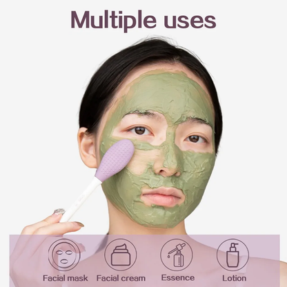 Double-Head Silicone Facial Mask & Massage Brush