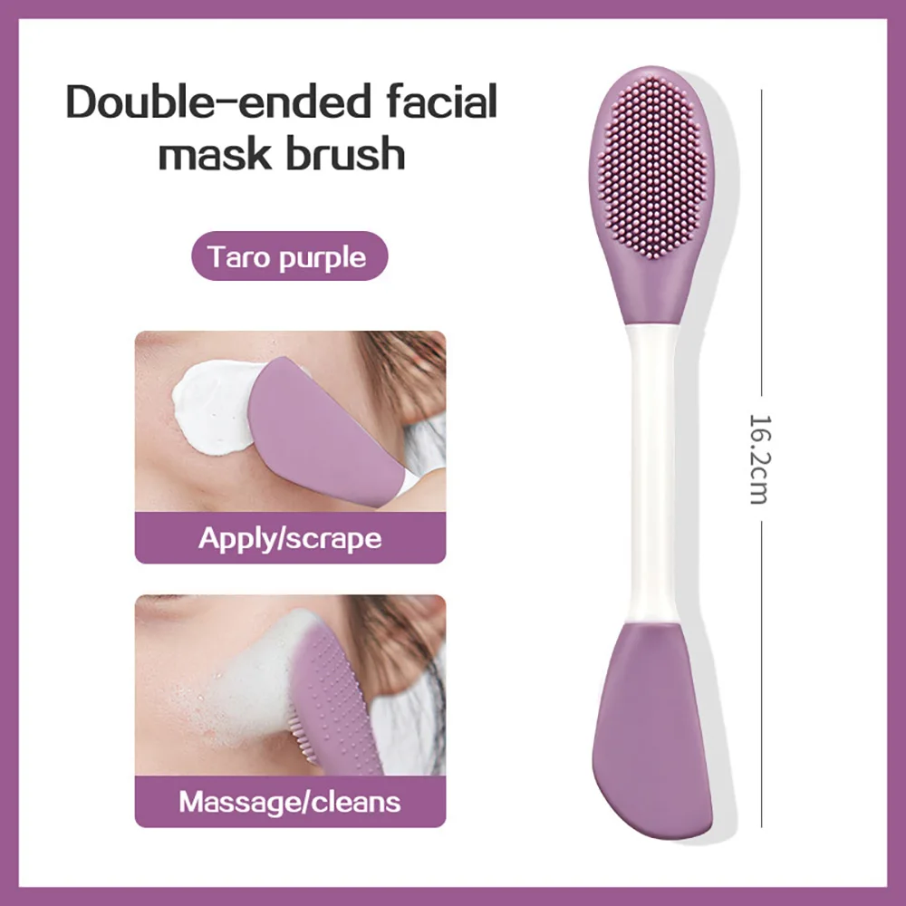 Double-Head Silicone Facial Mask & Massage Brush