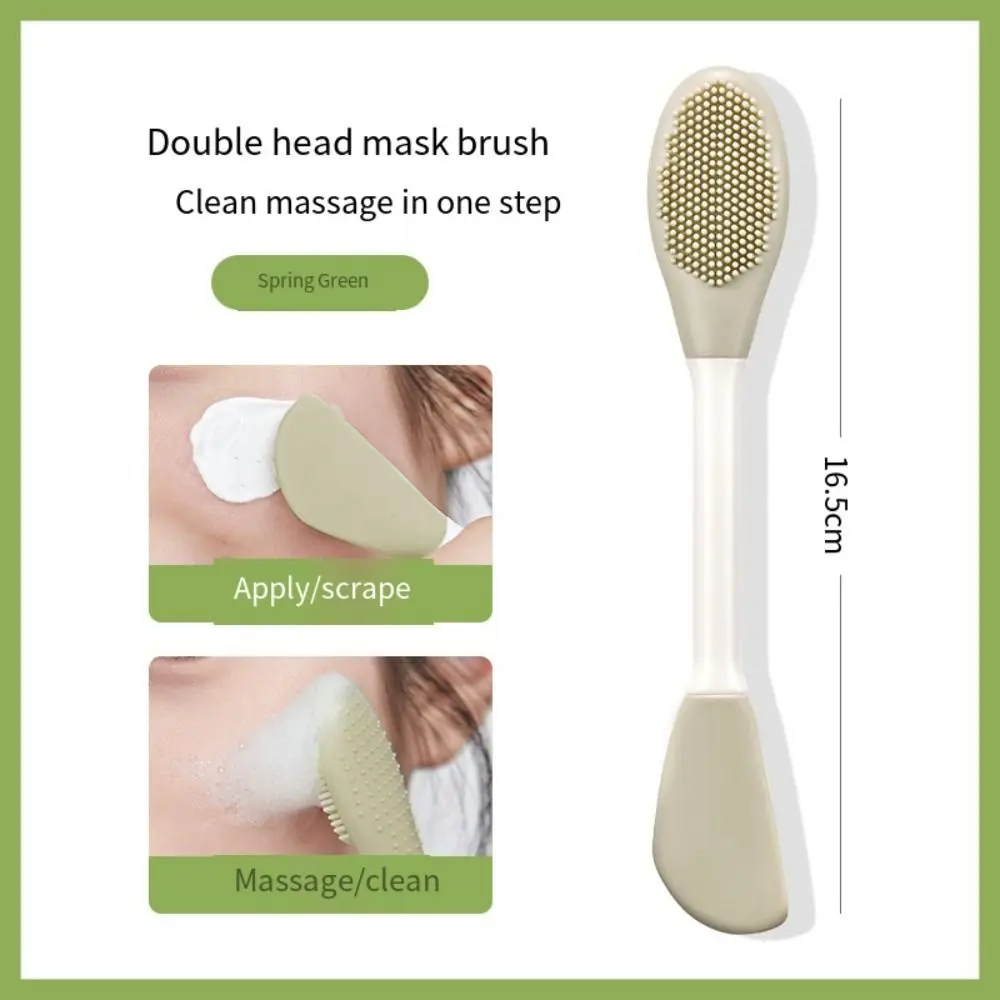 Double-Head Silicone Facial Mask & Massage Brush