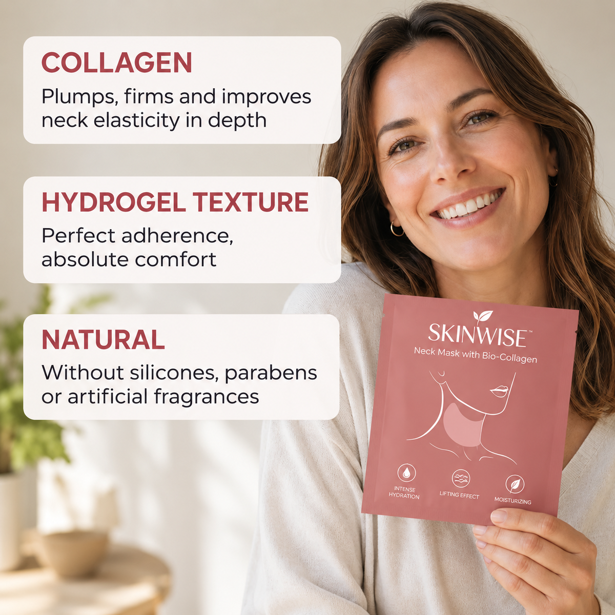 Skinwise™ Bio-Collagen Neck Mask