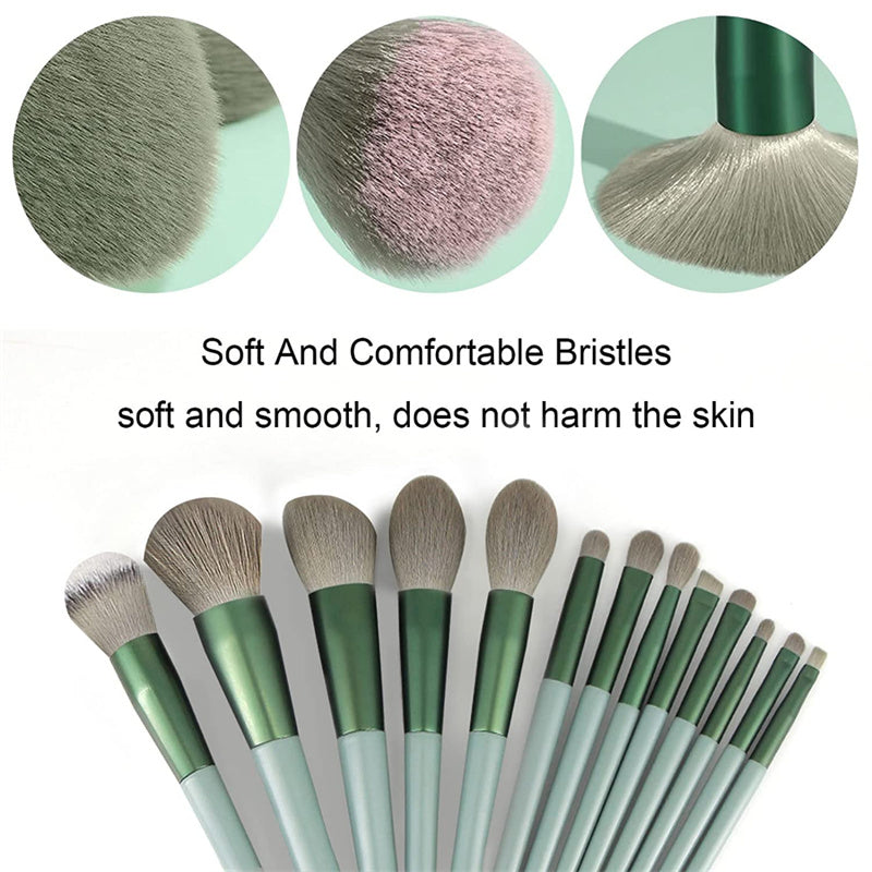 13-Piece Pro Makeup Brush Set – Full Face Kit