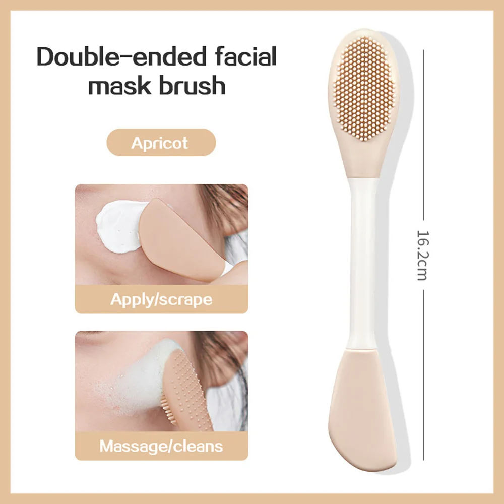 Double-Head Silicone Facial Mask & Massage Brush
