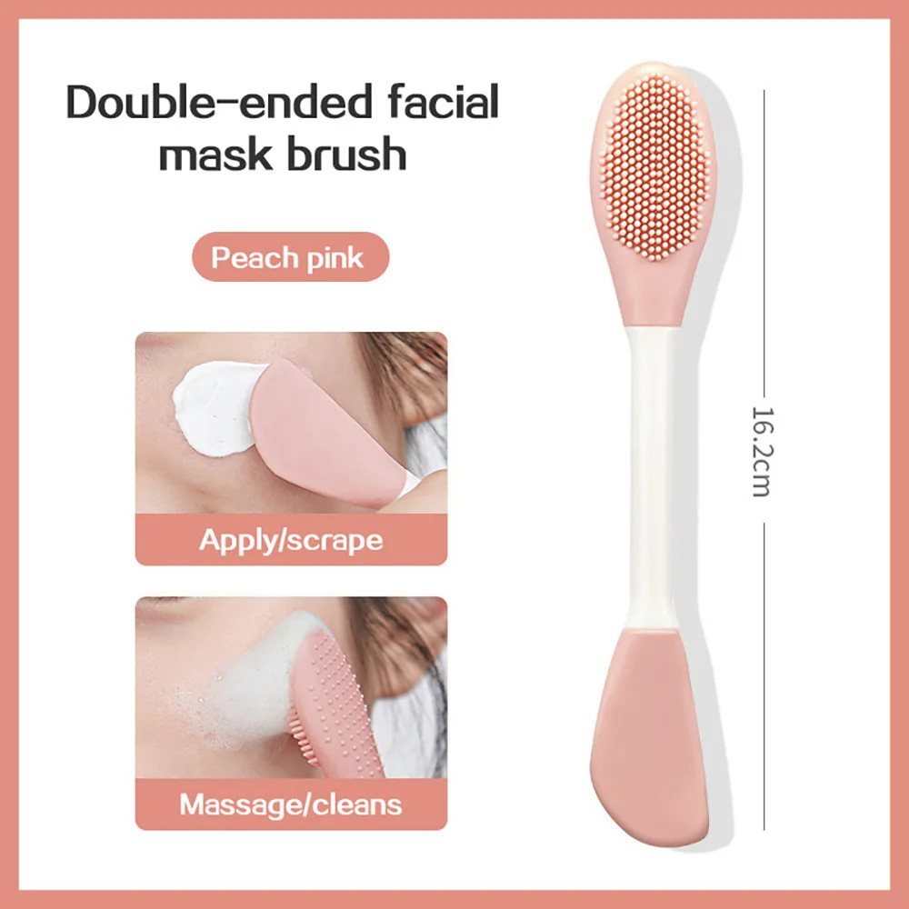 Double-Head Silicone Facial Mask & Massage Brush